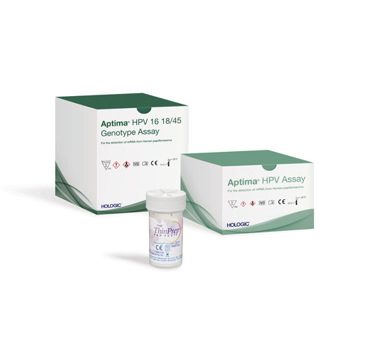 Test Aptima® HPV su sfondo bianco