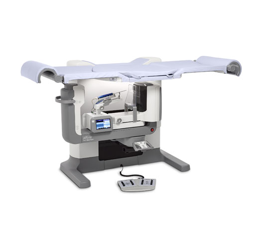 Sistema per Biopsia Mammaria in Posizione Prona Affirm® su sfondo bianco
