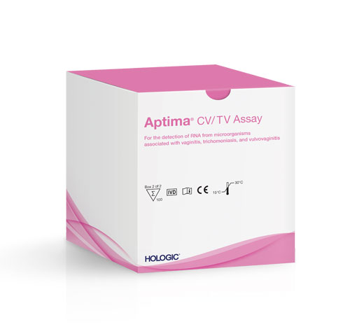 Test Hologic Aptima® CV/TV su sfondo bianco