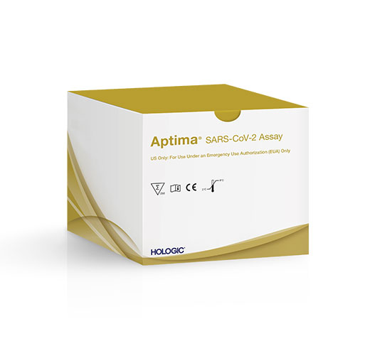 Test Hologic Aptima® SARS-CoV-2 su sfondo bianco