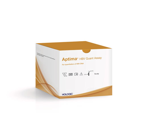 Aptima™ HBV Quant Assay Hologic su sfondo bianco