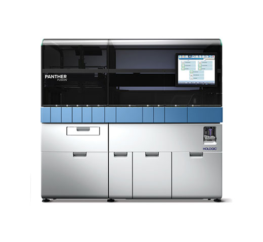 Sistema Panther Fusion® Hologic su sfondo bianco