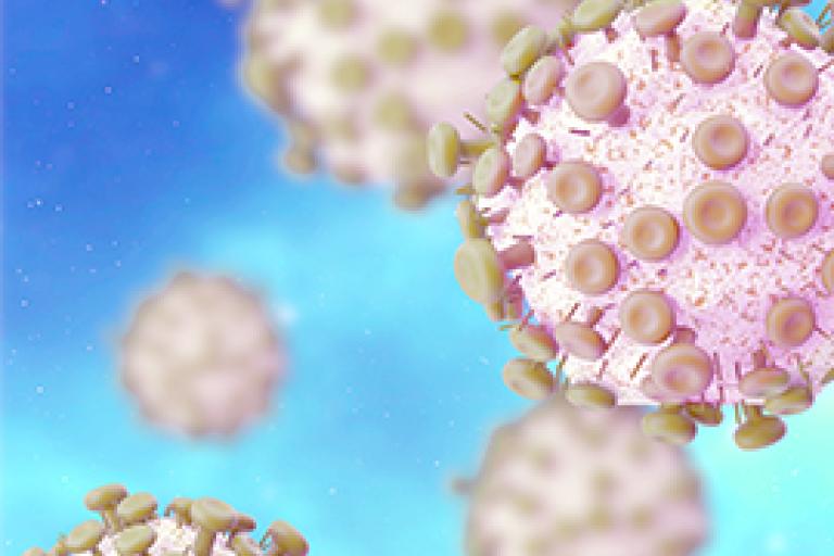 Illustrazione visiva di un microorganismo