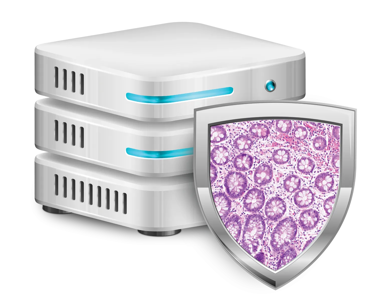 Genius IMS per istologia su sfondo bianco