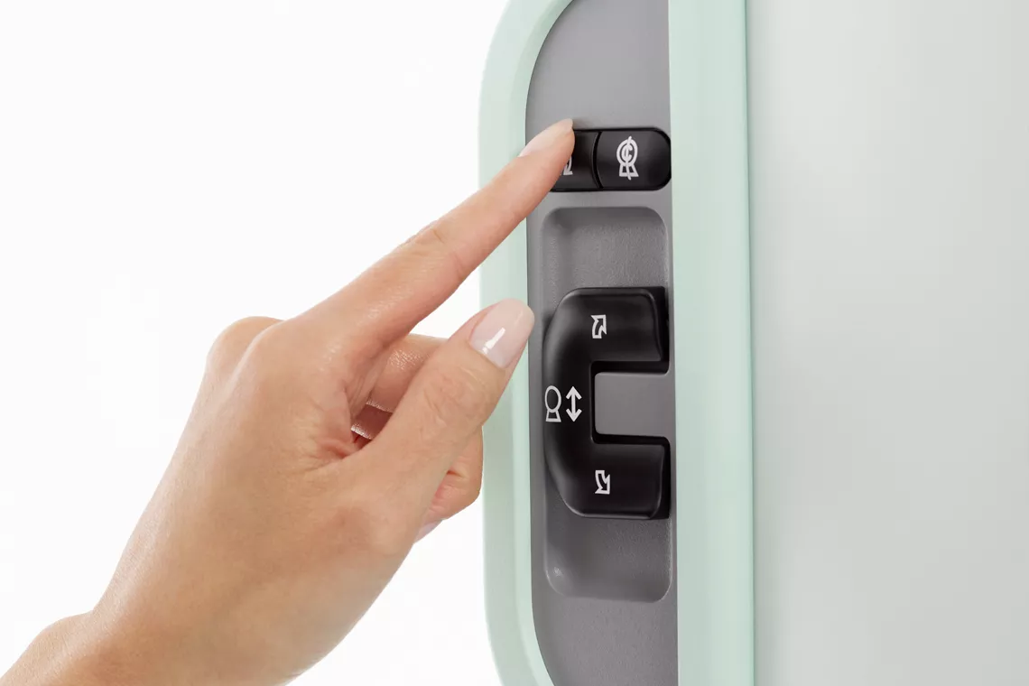 Pulsanti di selezione manuale sulla macchina