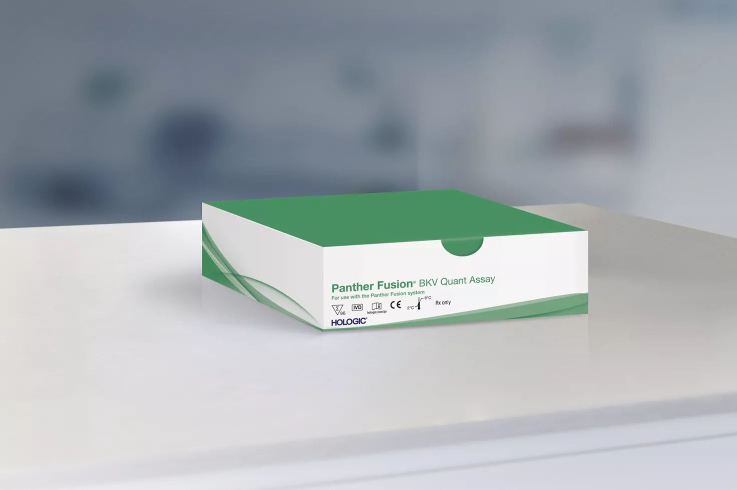 Test Panther Fusion® BKV Quant su sfondo bianco