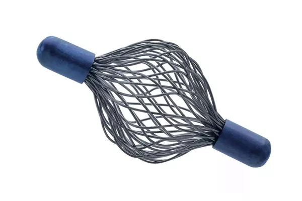 Marcatore del sito bioptico su sfondo bianco