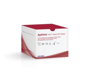 Aptima™ HIV-1 Quant Dx Assay Hologic su sfondo bianco